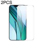 For iPhone 14 Plus / 13 Pro Max Baseus 2pcs 0.3mm Nano Crystal Tempered Glass Film