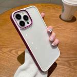 For iPhone 11 Pro Max Two-color Shield TPU + PC Phone Case (Wine Red)
