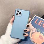 For iPhone 11 Pro Shockproof TPU Transparent Protective Case(Sky Blue)