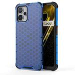 For Realme 9i 5G India Honeycomb Phone Case(Blue)