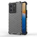 For vivo V25 5G / X80 Lite 5G Honeycomb Phone Case(Black)