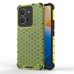 For vivo V25 5G / X80 Lite 5G Honeycomb Phone Case(Green)