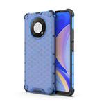 For Huawei nova Y90 4G Honeycomb Phone Case(Blue)