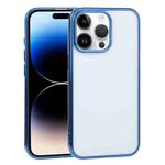 For iPhone 14 Pro Ultra-thin Electroplating TPU Phone Case(Blue)