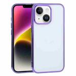 For iPhone 14 Ultra-thin Electroplating TPU Phone Case (Purple)