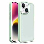 For iPhone 14 Shield Skin Feel PC + TPU Phone Case (Matcha Green)