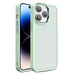 For iPhone 14 Pro Shield Skin Feel PC + TPU Phone Case(Matcha Green)