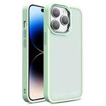 For iPhone 14 Pro Max Shield Skin Feel PC + TPU Phone Case (Matcha Green)