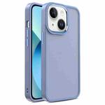 For iPhone 13 Shield Skin Feel PC + TPU Phone Case(Sierra Blue)