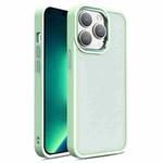 For iPhone 13 Pro Max Shield Skin Feel PC + TPU Phone Case (Matcha Green)