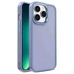 For iPhone 13 Pro Max Shield Skin Feel PC + TPU Phone Case (Sierra Blue)