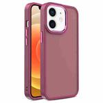 For iPhone 12 / 12 Pro Shield Skin Feel PC + TPU Phone Case(Red)