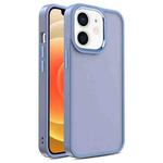 For iPhone 12 / 12 Pro Shield Skin Feel PC + TPU Phone Case(Sierra Blue)