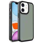 For iPhone 11 Shield Skin Feel PC + TPU Phone Case (Black)