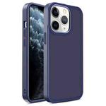 For iPhone 11 Pro Max Shield Skin Feel PC + TPU Phone Case (Navy Blue)