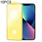 For iPhone 13 mini 10pcs WEKOME 9D Curved Frosted Tempered Glass Film