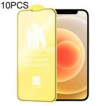 10 PCS WEKOME 9D Curved Frosted Tempered Glass Film For iPhone 12 / 12 Pro