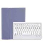 AM18-B Bluetooth Keyboard Leather Case For Lenovo XiaoXin Pad Pro 2022 11.2 inch(Blue)