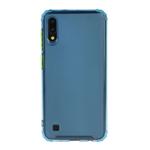 For Galaxy A10 Shockproof TPU Transparent Protective Case(Sky Blue)