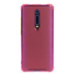 For Xiaomi Redmi K20 Shockproof TPU Transparent Protective Case(Rose Red)