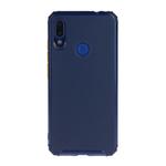 For Xiaomi Redmi Note 7 Shockproof TPU Transparent Protective Case(Dark Blue)