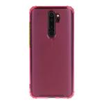 For Xiaomi Redmi Note 8 Pro Shockproof TPU Transparent Protective Case(Rose Red)