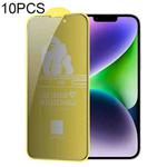 For iPhone 14 10pcs WEKOME 9D Curved Privacy Tempered Glass Film