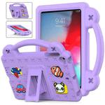Handle Kickstand Children EVA Shockproof Tablet Case For iPad mini 1 / 2 / 3 / 4 / 5(Light Purple)