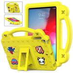 Handle Kickstand Children EVA Shockproof Tablet Case For iPad mini 1 / 2 / 3 / 4 / 5(Yellow)
