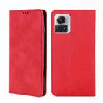 For Motorola Edge X30 Pro 5G/Edge 30 Ultra Skin Feel Magnetic Horizontal Flip Leather Phone Case(Red)