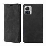 For Motorola Edge X30 Pro 5G/Edge 30 Ultra Skin Feel Magnetic Horizontal Flip Leather Phone Case(Black)