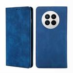 For Huawei Mate 50 Skin Feel Magnetic Horizontal Flip Leather Phone Case(Blue)