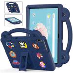 For Lenovo Tab M10 X605 / X505 / Tab P10 X705 Handle Kickstand Children EVA Shockproof Tablet Case(Navy Blue)