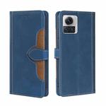 For Motorola Edge X30 Pro 5G/Edge 30 Ultra Skin Feel Magnetic Buckle Leather Phone Case(Blue)