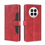 For Huawei Mate 50 Skin Feel Magnetic Buckle Leather Phone Case(Red)