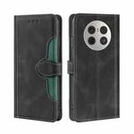 For Huawei Mate 50 Pro Skin Feel Magnetic Buckle Leather Phone Case(Black)