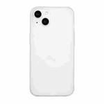 For iPhone 14 Plus  Shockproof Frosted TPU Protective Case(Transparent White)