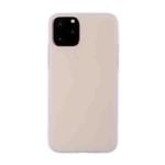For iPhone 14 Pro Max Shockproof Frosted TPU Protective Case(Transparent White)