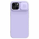 For iPhone 14 Plus  NILLKIN CamShield MagSafe Liquid Silicone Phone Case(Purple)