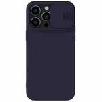 For iPhone 14 Pro Max NILLKIN CamShield MagSafe Liquid Silicone Phone Case (Deep Purple)