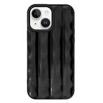 For iPhone 14 3D Stripe TPU Phone Case(Black)