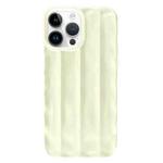 For iPhone 14 Pro 3D Stripe TPU Phone Case(Beige)