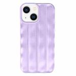 For iPhone 13 3D Stripe TPU Phone Case(Purple)