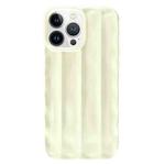 For iPhone 13 Pro 3D Stripe TPU Phone Case(Beige)