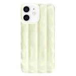 For iPhone 12 / 12 Pro 3D Stripe TPU Phone Case(Beige)