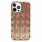 For iPhone 12 Pro Max 3D Stripe TPU Phone Case(Chocolate Color)