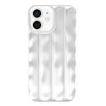 For iPhone 11 3D Stripe TPU Phone Case(Silver)
