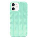 For iPhone 11 3D Stripe TPU Phone Case(Mint Green)