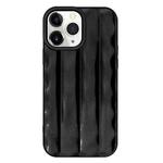 For iPhone 11 Pro Max 3D Stripe TPU Phone Case(Black)