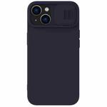 For iPhone 14 NILLKIN CamShield Liquid Silicone Phone Case (Deep Purple)